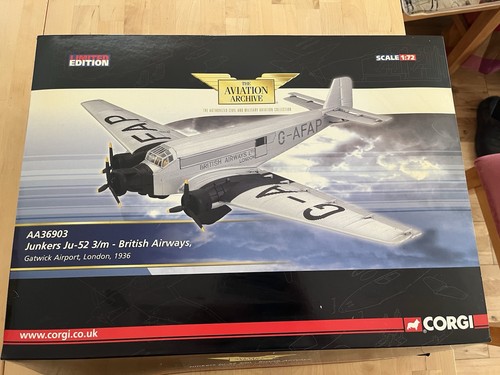 Corgi aviation junkers - junkers, ju-52