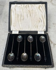 Vintage EPNS Coffee Bean Spoons Made In England