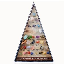 36pcs Natural Gemstone Crystal