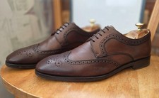 Paco Liufau Mens Leather Derby Brogue Shoes Size UK9.5 EU43.5 Goodyear Welted