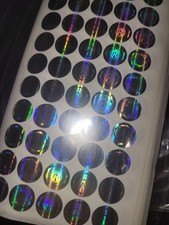 1000x Runts Certified Hologram Calipack Stickers Mylar Bag Labels
