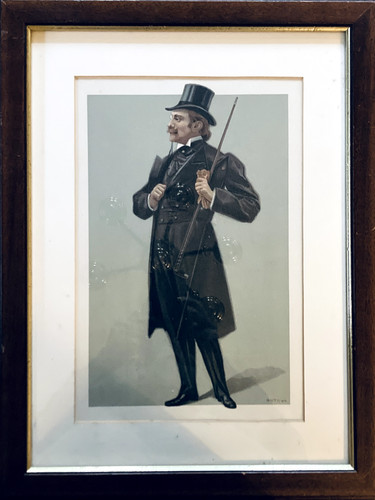Vanity fair print framed - framed, (e