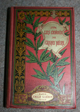 ANTIQUE Book SUR 'LES GENOUX