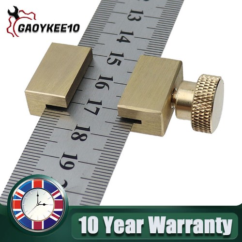 Brass steel ruler - brass, marking