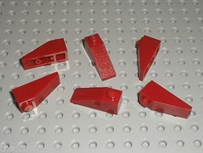 6 x DkRed slope brick LEGO ref