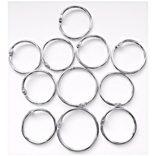 Metal hinged ring book binder - metal,