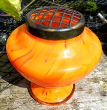 Art Deco Czech Glass Vase with