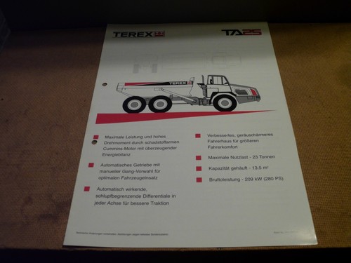Terex articulated dump - articulated,
