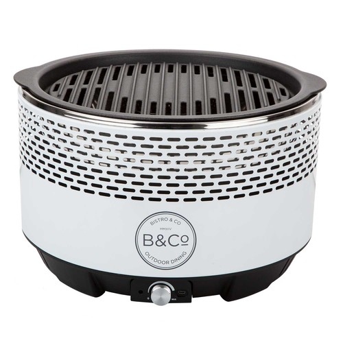 White smokeless bbq - grill,
