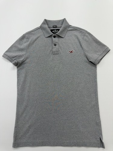 Hollister mens polo shirt - shirt, grey