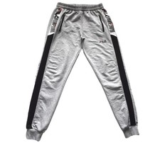 Vintage Fila Tracksuit / Jogging Bottoms 90s Grey Retro Indie Sportswear Small