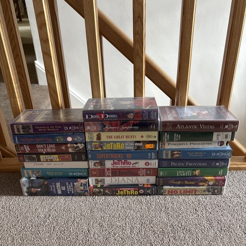 Vhs tape joblot bundle x25 - tape,