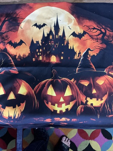 Halloween themed cushion cover