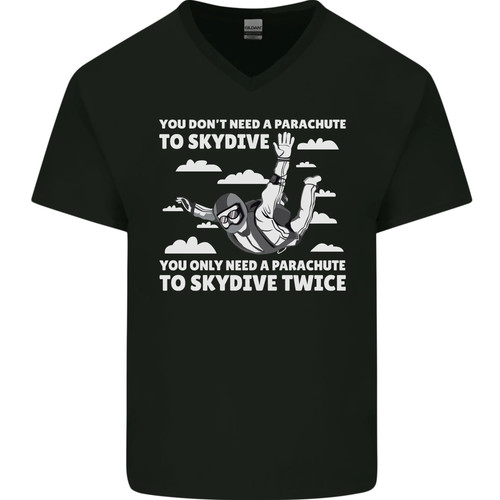 You parachute skydive - you, a
