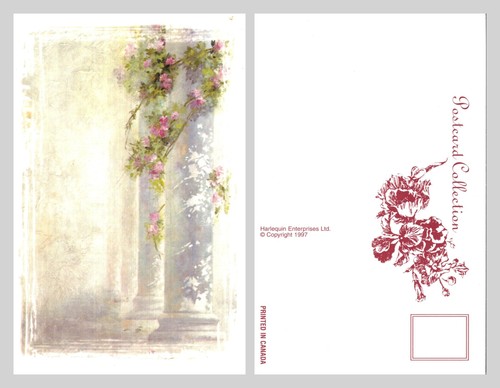 Postcard floral art - postcard,