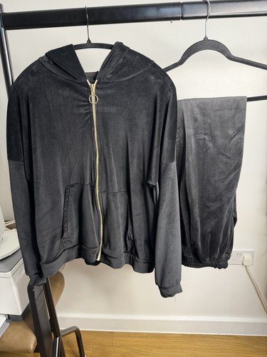 Italy moda black velour - italy,
