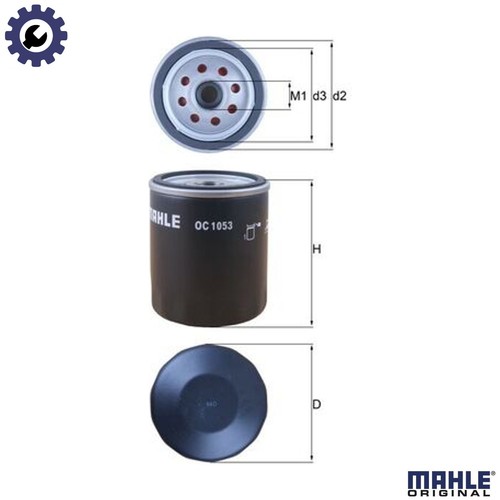 Oil filter 1053 for vw - oil,