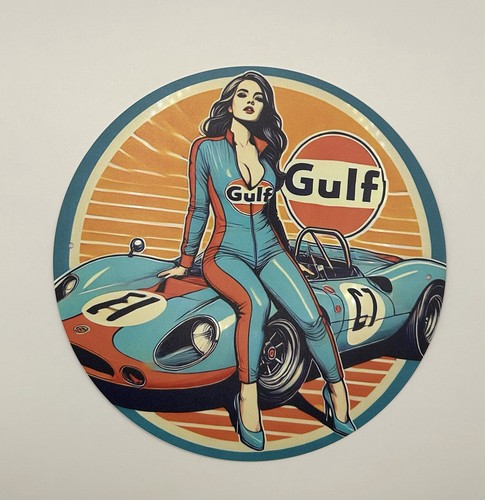 Gulf metal sign 20 - gulf, cm
