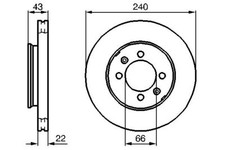 2x Brake Disc for ROVER MG