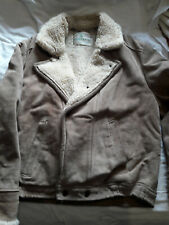 Vintage Shearling Sheepskin Morleys Flying Jacket UK MEDIUM similar to Irvin 