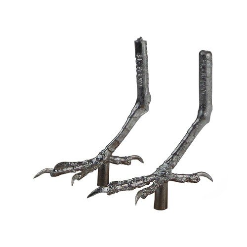 Pewter bird feet suitable - pewter,