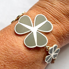 Green Enamel Bracelet Irish