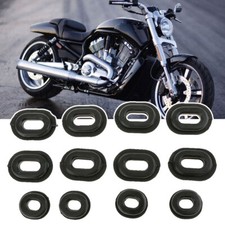 12Pcs Rubber Oval Round Side