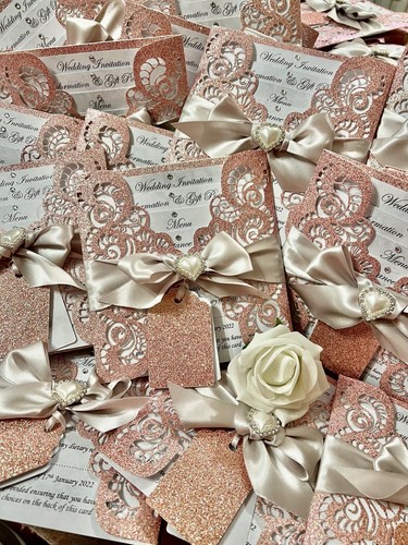 Wedding invitation pink blush - wedding,
