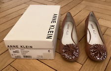 Anne Klein iflex pink suede