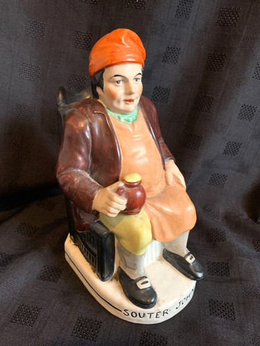 Staffordshire polychrome toby - staffordshire,