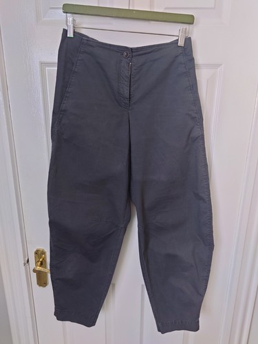 Oska grey cotton barrel leg - grey,