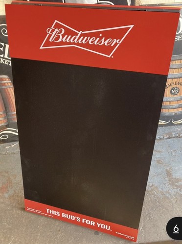 Large budweiser double sided - double,