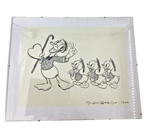Disney sketch print donald - sketch,