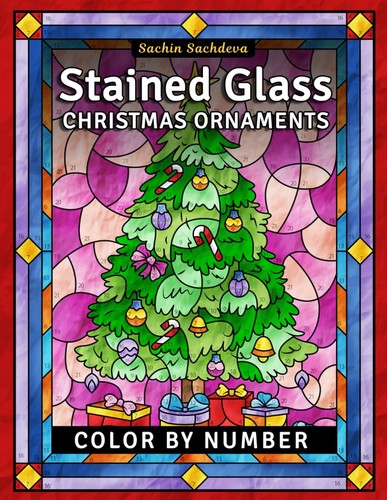 Stained glass christmas - stained,