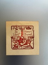 Ex-libris SORET Henri, 35x35