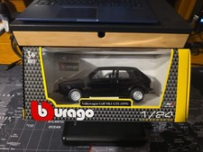Burago 1/24 Scale Volkswagen Golf MK1 GTI 1979 Black Model