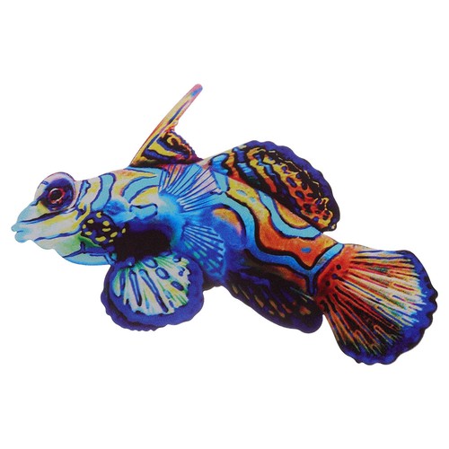 Fish shaped decoration - decoration, metal