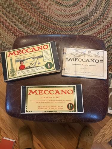 Antique 1920s meccano toy - meccano,