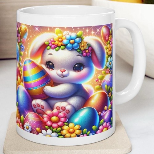 Easter bunny mug cute - easter,