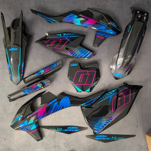 Graphics plastic kit - mx, ktm