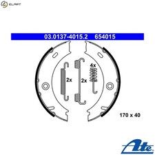 BRAKE SHOE SET PARKING BRAKE