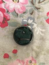 Vintage Scotty Dog Glass Button   Scotty/Scottie Dog