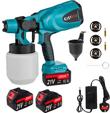 800W Paint Sprayer Spray Gun HVLP Airless Electric Handheld Fence Garden Wall UK