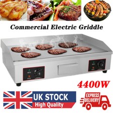 Large Electric Griddle FlatTop BBQ Grill Hot Plate Countertop Kitchen Commercial