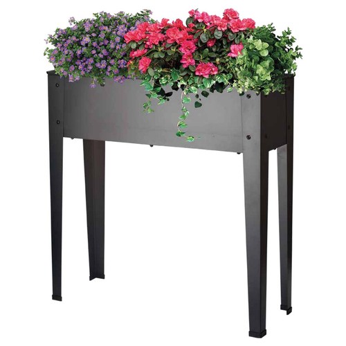 75cm metal raised planter box - 75cm,