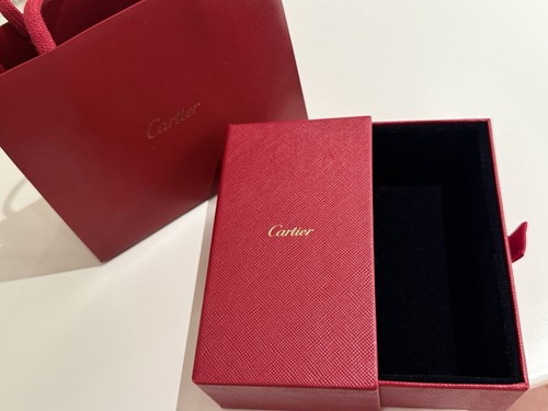 Small cartier box and - small, paper