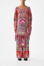 CAMILLA Heirloom Empire Short Round Neck Kaftan One Size RRP $595