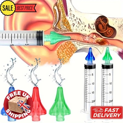 Ear wax removal syringe - ear,