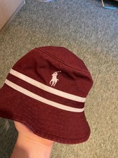 Polo Ralph Lauren maroon red or Burgundy  bucket hat S/M