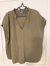 Cheesecloth top uk xl - h&m,